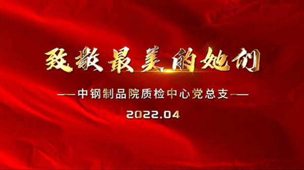 中鋼國檢的她們，有一種力量——記“巾幗心向黨，奮斗綻芳華”主題黨日活動